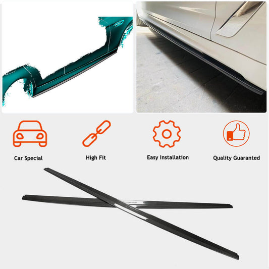Side Skirts Carbon Fiber (for M-Sport/M5) for BMW 5 series F-10/11/07 2010-2016 - image 2