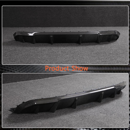 Rear Bumper Diffuser V1 (for i4 G26 M-Sport, Carbon) for BMW 4 Series G22/23/26 2020- - image 2
