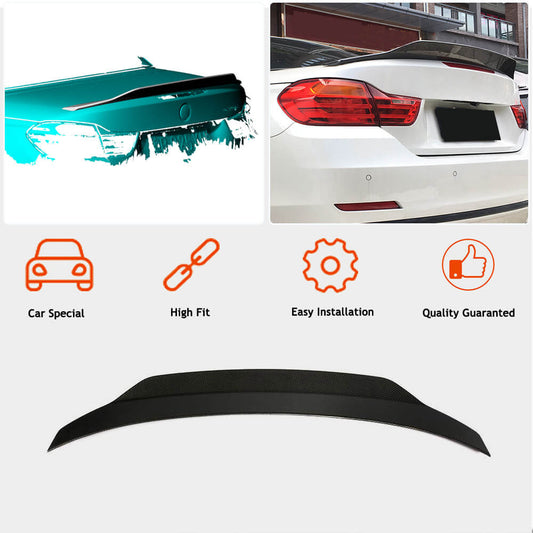 Rear Trunk Spoiler Carbon Fiber V13 (Convertible) for BMW 4 series F-32 2012-2020 - image 2