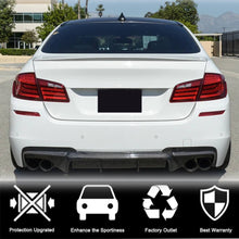Rear Bumper Diffuser Carbon Fiber V4 (M-Sport) for BMW 5 series F-10/11/07 2010-2016 - image 2