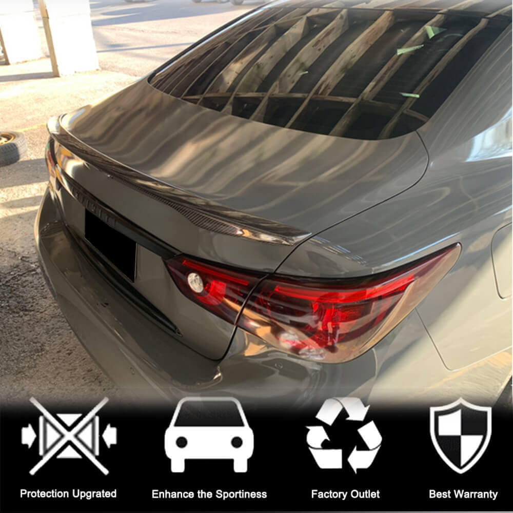 Spoiler V4 (for Q50, Carbon) for Infiniti Q50/Q60 2013-2024 - image 2