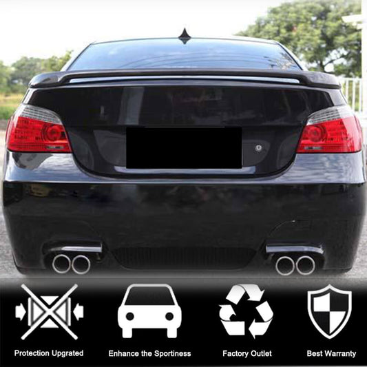 Rear Trunk Spoiler Carbon Fiber V3 (SD) for BMW 5 series E-60/61 2003-2010 - image 2