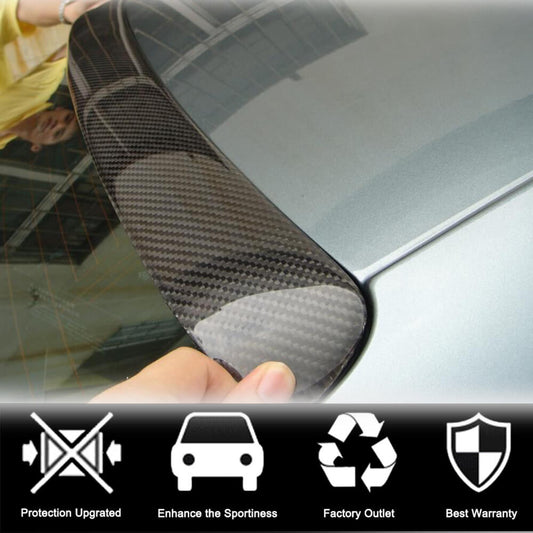 Rear Spoiler (for S-Line 2007-2011, Carbon) for Audi A4 B8 2007-2015 - image 2