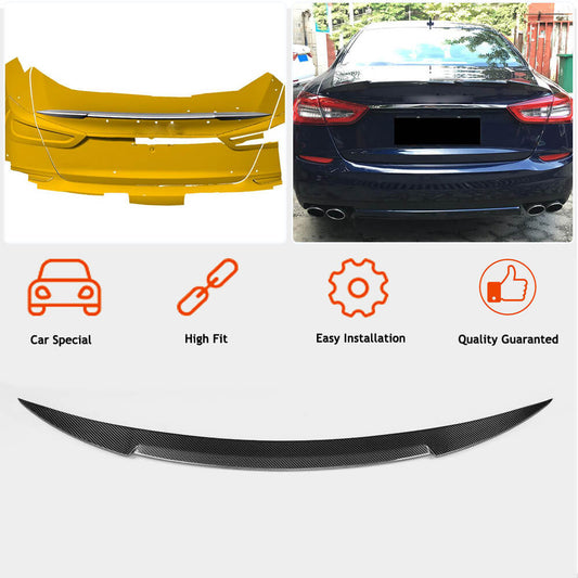 Spoiler V3 (Carbon) for Maserati Quattroporte 2013-2023 - image 2