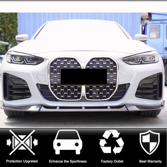 Front Bumper Lip V3 (for G26 M-Sport, Carbon) for BMW 4 Series G22/23/26 2020- - image 2