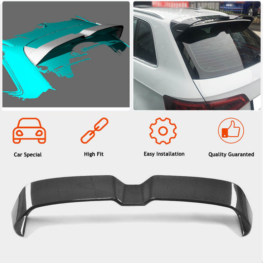 Spoiler V1 (for S-Line HB, Carbon) for Audi A3 2012-2020 - image 2