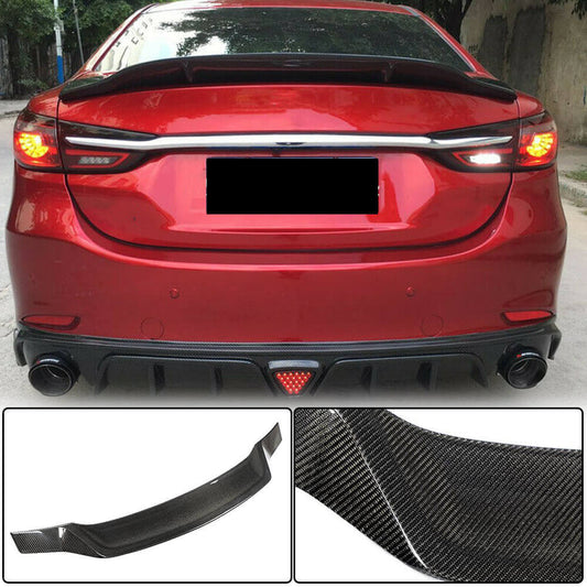 Spoiler (SD, Carbon) for Mazda 6 2012-2024 - image 2