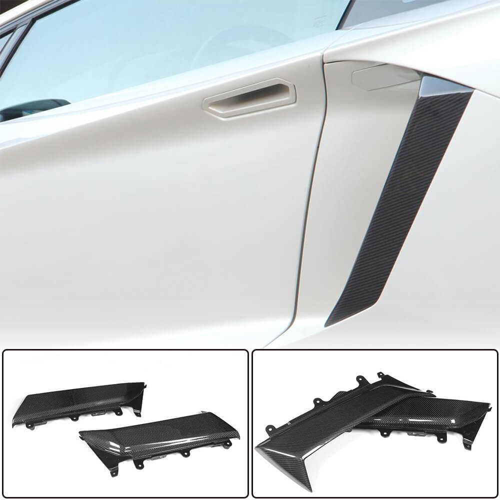 Side Skirt Extensions (Carbon) for Lamborghini Aventador 2011-2022 - image 2