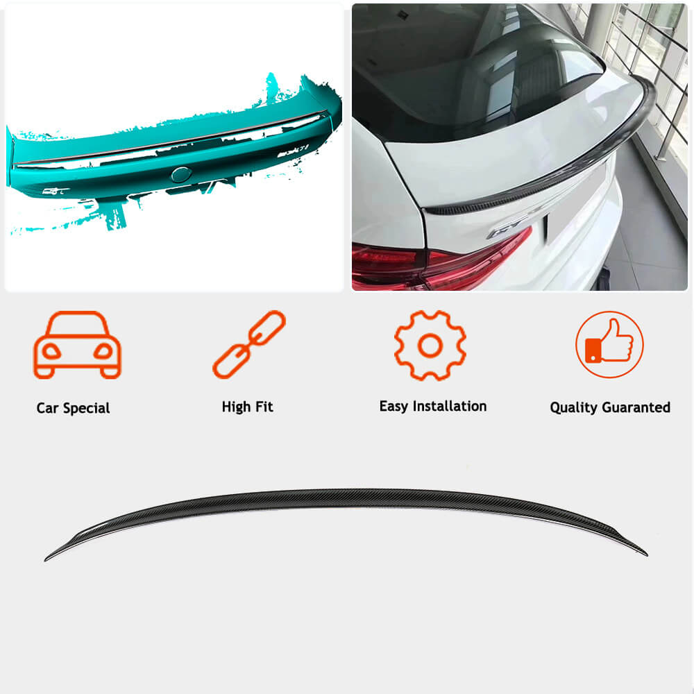 Rear Trunk Spoiler Carbon Fiber for BMW 6 series G32 2017- - image 2
