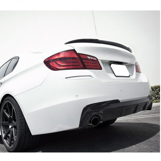 Rear Bumper Diffuser Carbon Fiber V7 (M-Sport) for BMW 5 series F-10/11/07 2010-2016 - image 2