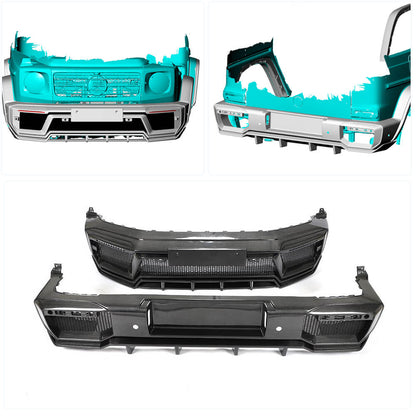 Carbon Body Kit Set (Dry Carbon) for Mercedes G сlass W463 2018-2024 - image 2
