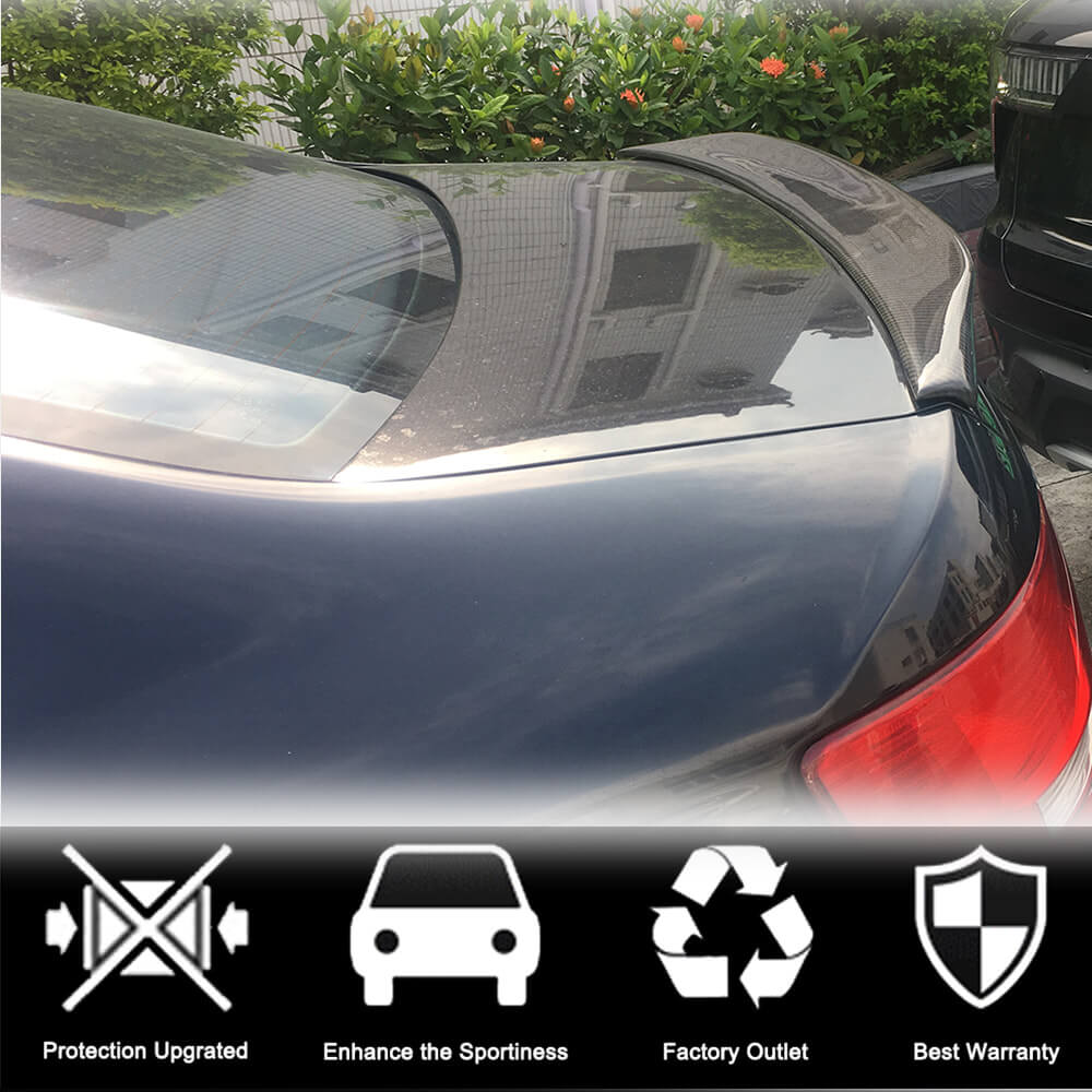 Spoiler V2 (Carbon) for Audi A6 C6 2004-2011 - image 2