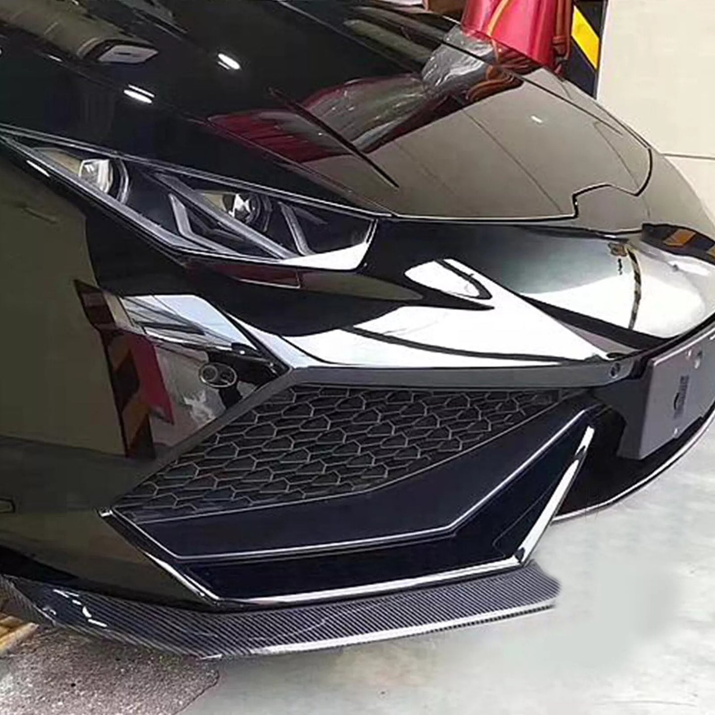 Front Bumper Flaps V1 Carbon for Lamborghini Huracan 2014- - image 2