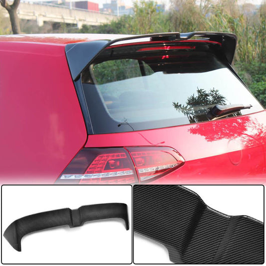 Spoiler V5 (for GTI/R HB, Carbon) for Volkswagen Golf 7/E-Golf 2012-2020 - image 2