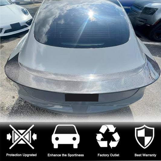 Rear Trunk Spoiler Carbon Fiber V9 (2016-2022) for Tesla Model 3 - image 2
