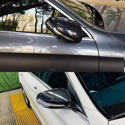 Mirror covers V1 (Carbon) for Mercedes E-class W213 2016-2023 - image 2