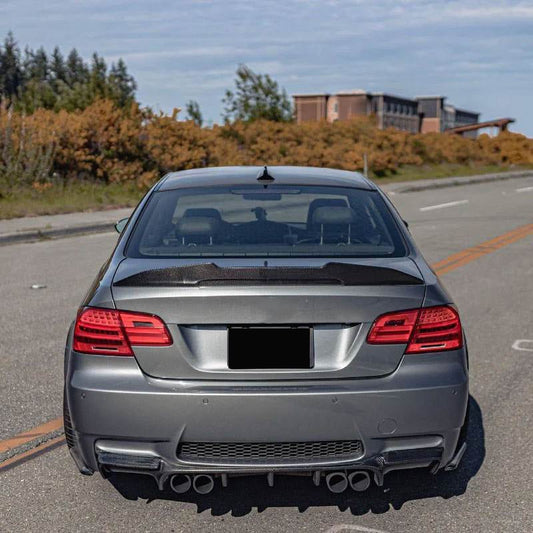 Rear Trunk Spoiler Carbon Fiber V1 (SD) for BMW 3 series E-90/91/92/93 2005-2011 - image 2