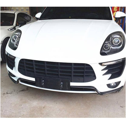 Covers on the front bumper Flap (2014-2018, Carbon) for Porsche Macan 2014-2024 - image 2
