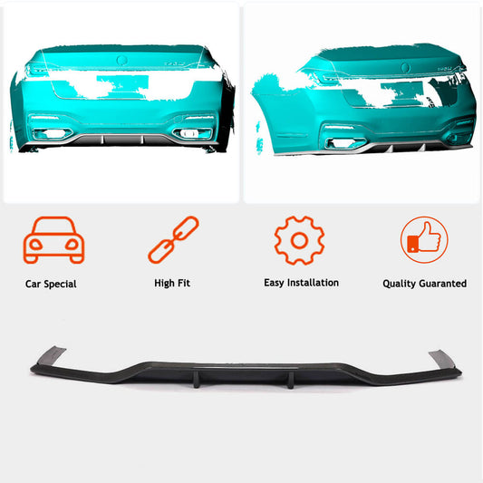Rear Bumper Diffuser Carbon Fiber (2019-2022, M-Sport) for BMW 7 series G11/G12 - image 2