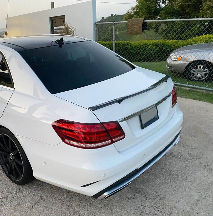 Spoiler V6 (Carbon) for Mercedes E-сlass W212 2009-2016 - image 2