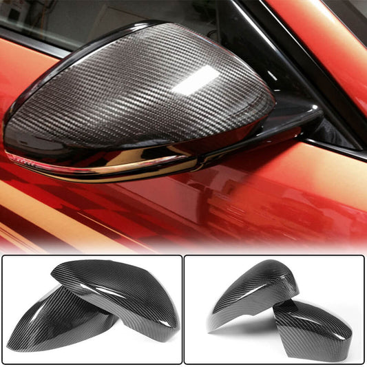 Mirror covers (2013-2021, Carbon) for Jaguar F-Type - image 2