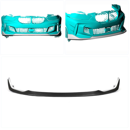 Front Bumper Lip Carbon Fiber (M-Sport) for BMW 1 series F40 2019-2024 - image 2