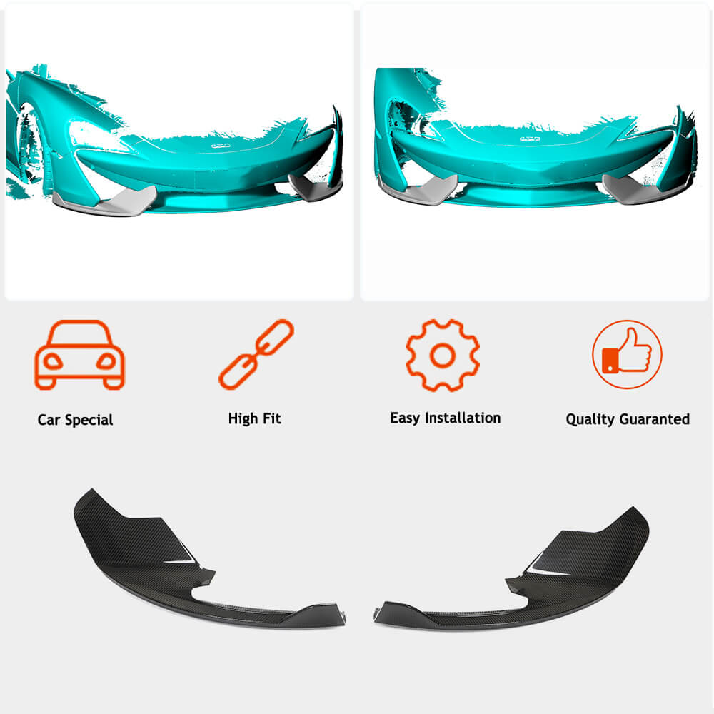 Covers on the front bumper Flap (Carbon) for McLaren 540C/570S - image 2