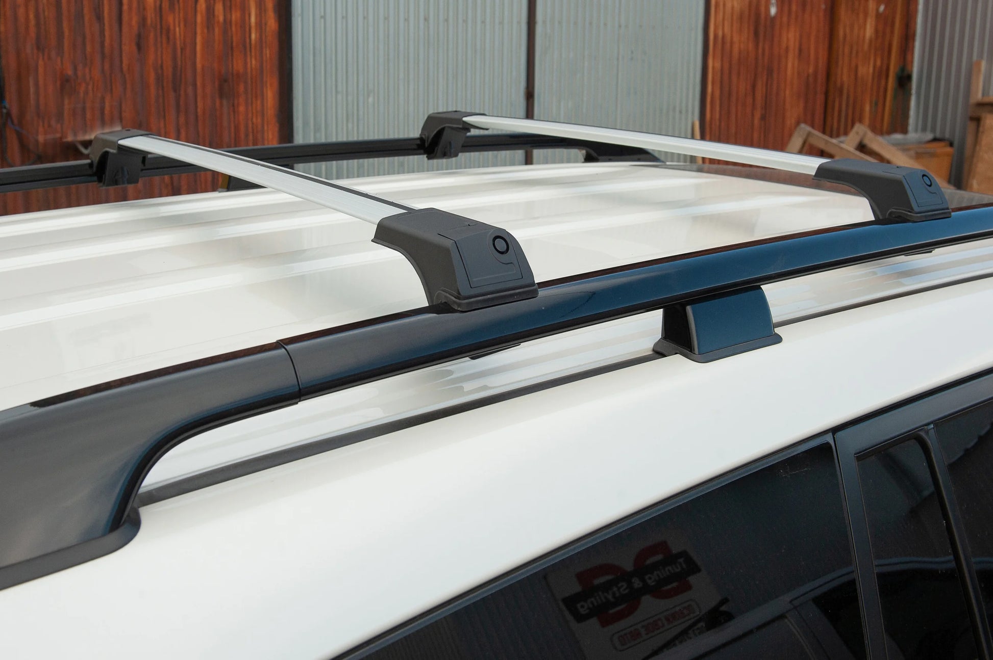 Roof bars for railings without lock (2 pcs) for Ford Transit 2014- - image 2