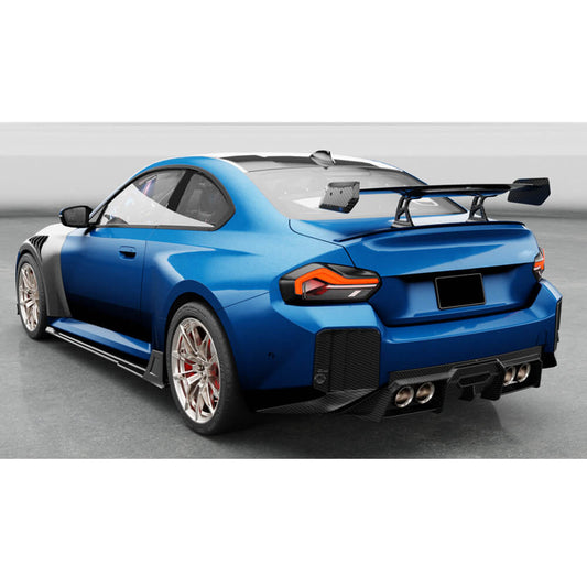 Side Skirts Dry Carbon Fiber V3 (for G87) for BMW 2 Series G42 2021- - image 2