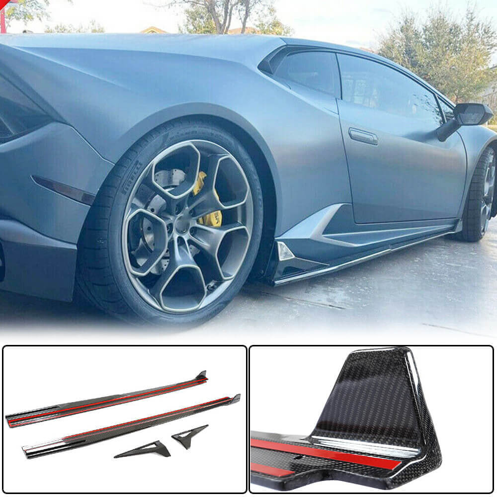 Side Skirts Carbon Fiber for Lamborghini Huracan - image 2