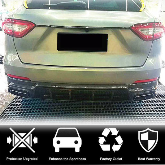 Carbon License Plate Trim for Maserati Levante 2016- - image 2