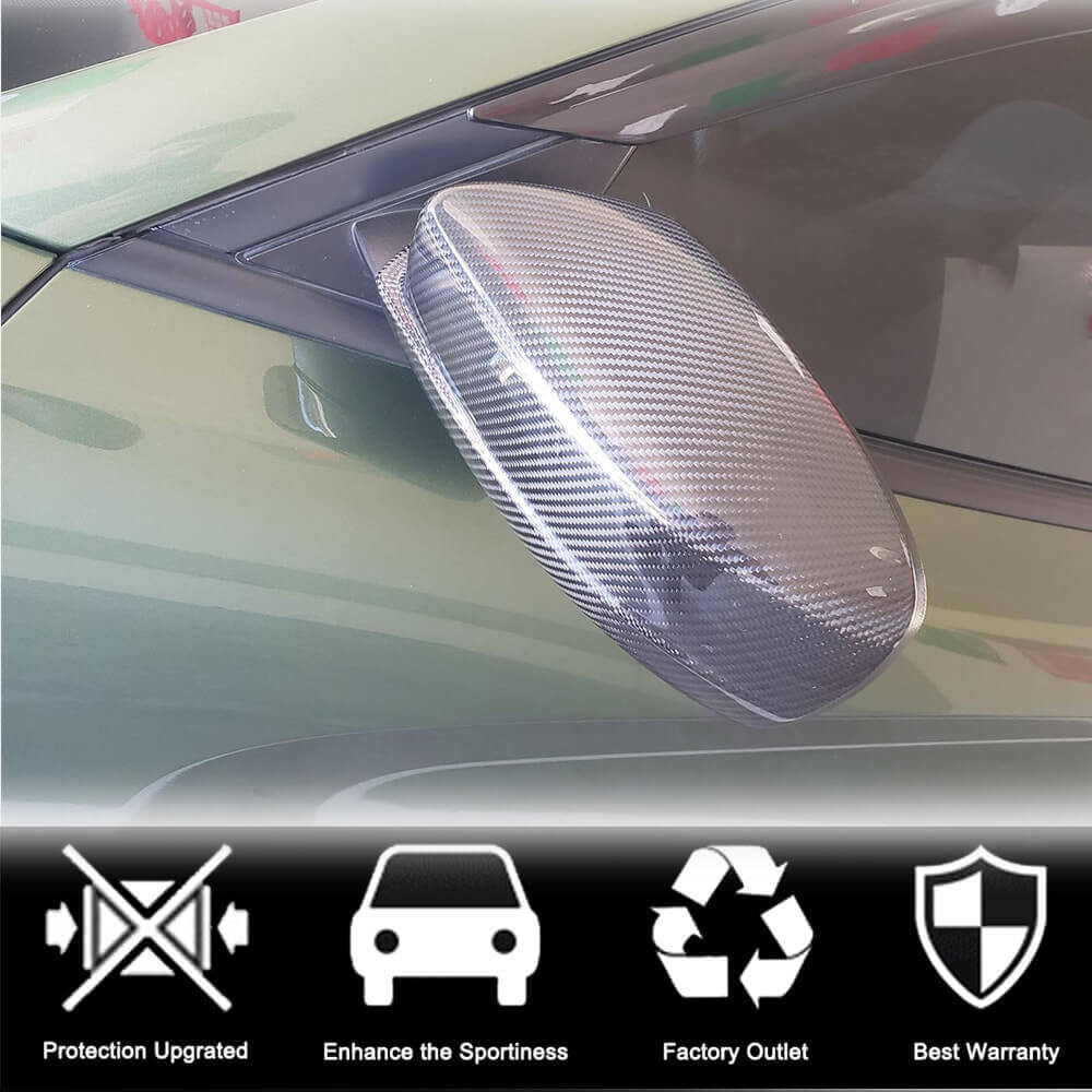 Carbon Mirror Covers for Dodge Charger 2010-2023 - image 2