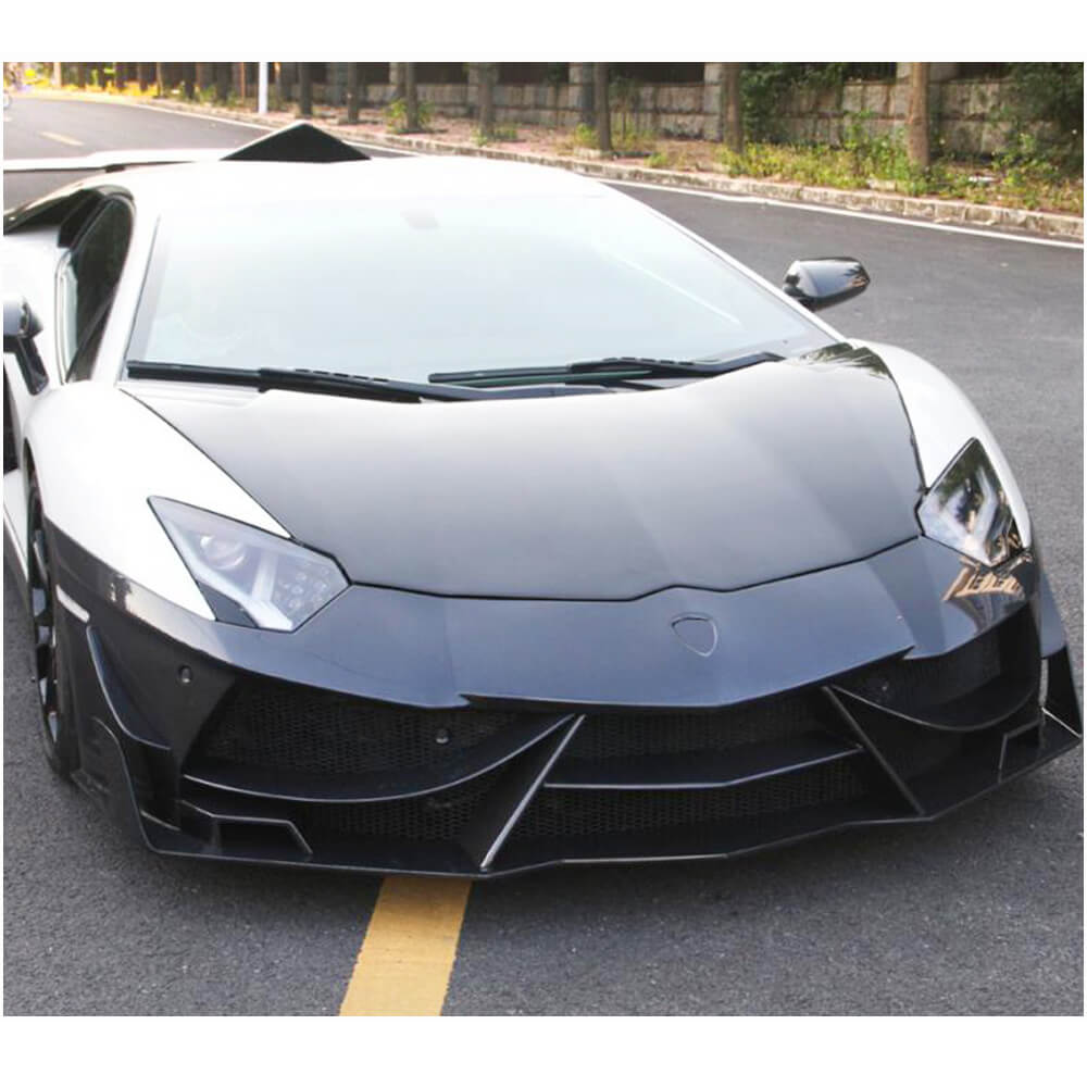 Front Bumper Lip Carbon Covers for Lamborghini Aventador 2011-2022 - image 2