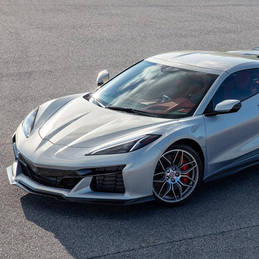 Carbon Front Bumper Covers (for Z06, 2020-2024) for Chevrolet Corvette C8 2019- - image 2