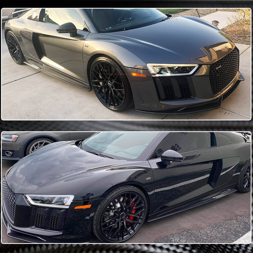 Side Skirts V3 (Carbon) for Audi R8 2015- - image 2