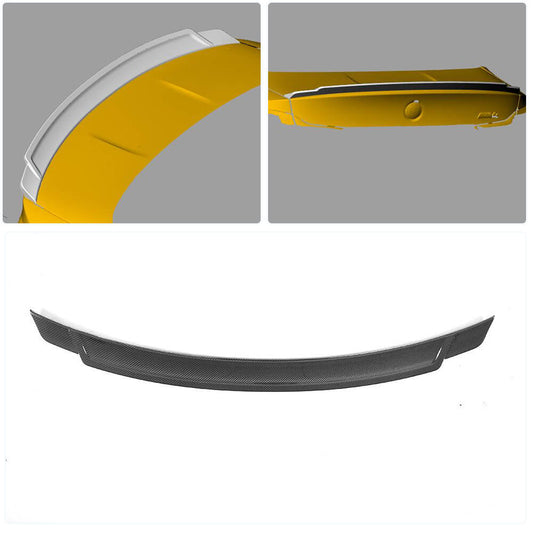 Rear Trunk Spoiler Carbon Fiber V3 (for F82) for BMW 4 series F-32 2012-2020 - image 2