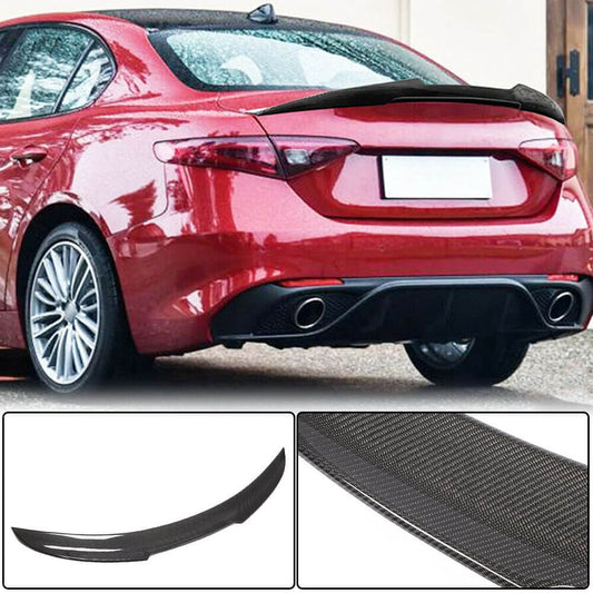 Spoiler V4 (Carbon) for Alfa Romeo Giulia 2016-2022 - image 2
