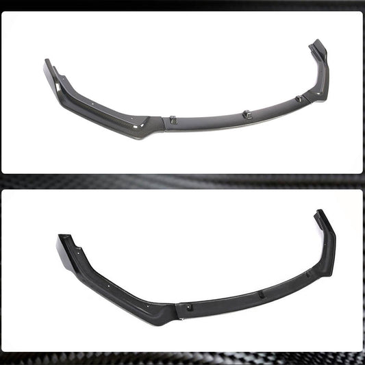 Front Bumper Lip V2 for Q50 Base 2018-2023, Carbon for Infiniti Q50/Q60 2013-2024 - image 2