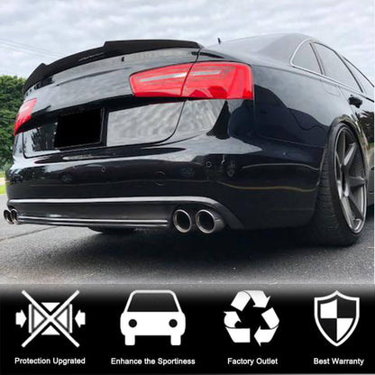 Rear Bumper Diffuser Carbon (for Base 2011-2014) for Audi A6 C7 2011-2017 - image 2