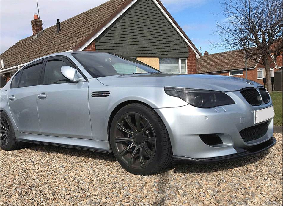 Front Bumper Lip (for M5, Carbon) for BMW 5 Series E60/E61 2003-2010 - image 2