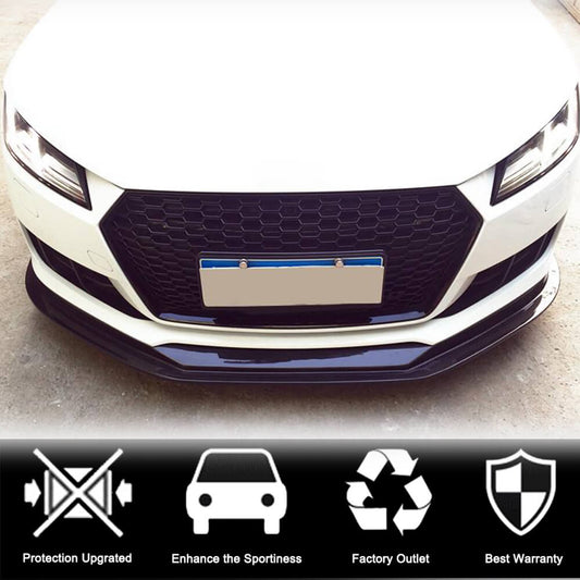 Front Bumper Lip V1 (for Base, 2014-2019, Carbon) for Audi ТТ 2014-2023 - image 2