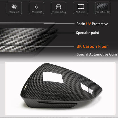 Mirror Covers (Carbon) for Volkswagen ID.6 2021- - image 2