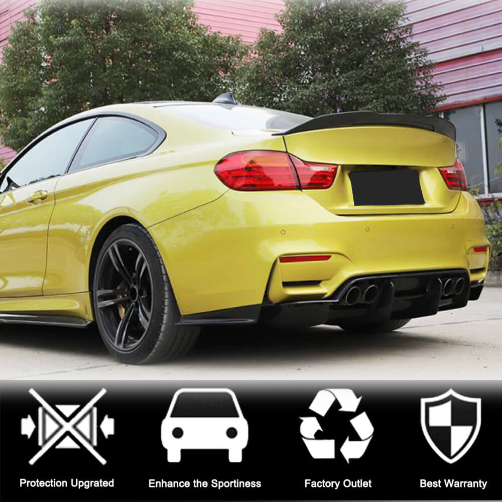 Rear Bumper Diffuser V1 for F82/F83, Carbon for BMW 4 Series F32/F33/F36 2012-2020 - image 2