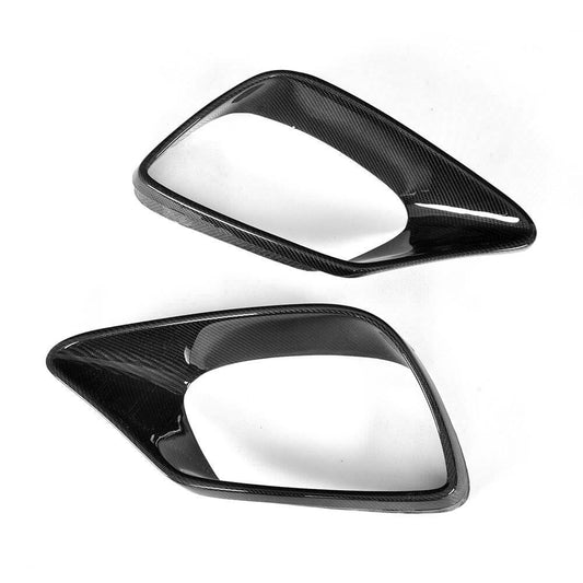 Carbon front bumper inserts (for AMG 2016-2018) for Mercedes S-class W222 - image 2