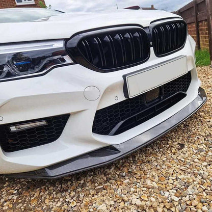 Front Bumper Lip Carbon Fiber V3 (for M5 2017-2020) for BMW 5 Series G30/31 2017-2023 - image 2