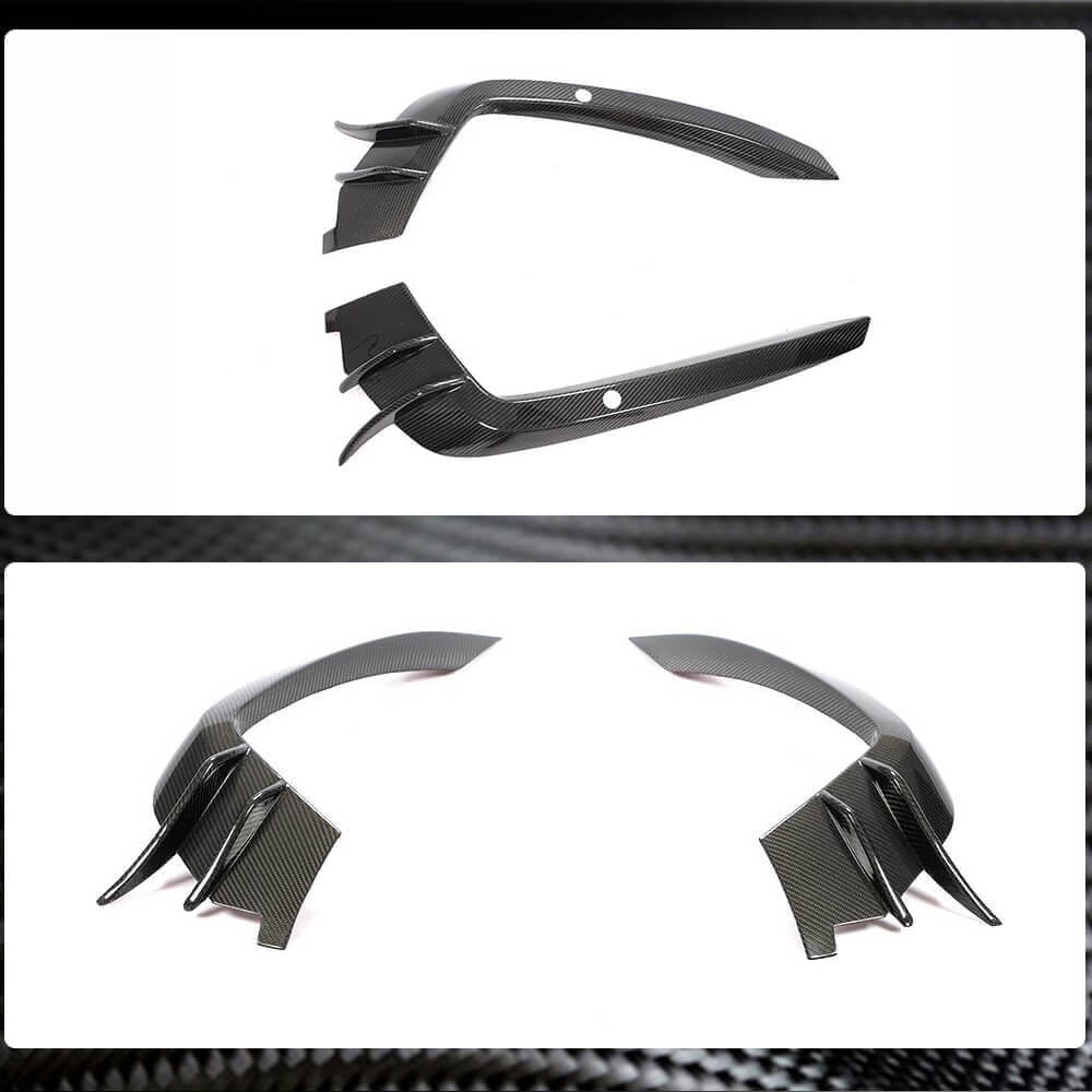Carbon fog light covers (for S-Line 2014-2018) for Audi A6 C7 2011-2017 - image 2