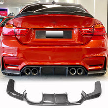 Rear Bumper Diffuser Carbon Fiber V4 (for F82/F83) for BMW 4 series F-32 2012-2020 - image 2
