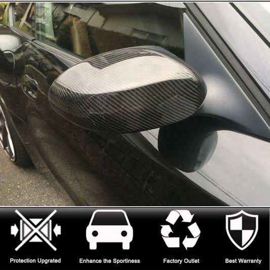Mirror Covers Pair Add-on Carbon Fiber for BMW Z4 (E85) 2002-2008 - image 2