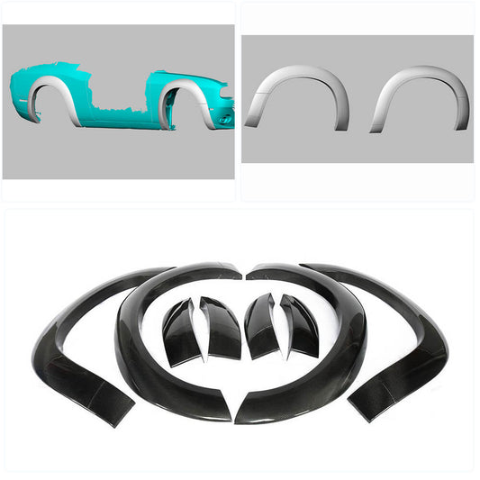 Fender Flares (2015-2019, Carbon) for Dodge Challenger 2008-2023 - image 2