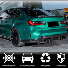 Rear Bumper Splitters Replacement Style Carbon Fiber V3 (for G80) for BMW 3 series G20/21 2018- - image 2